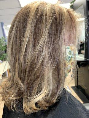 Natural highlights /l ong layer.