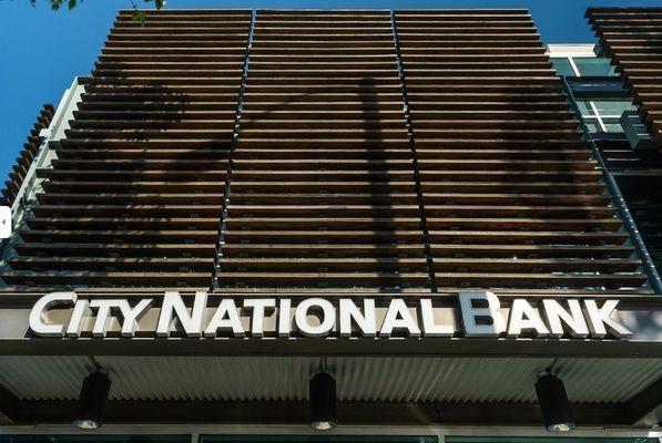 City National Bank sign