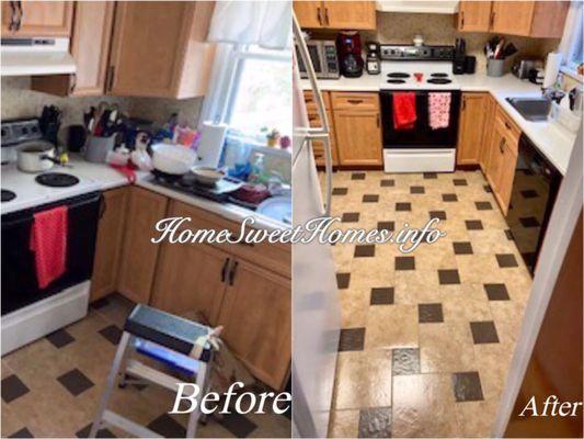 Before & After Photo
Home Sweet Home 
quality cleaning services:

*Kitchen Cleaning