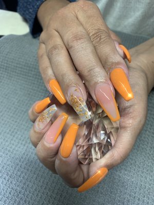 Fall nails done by Mimi