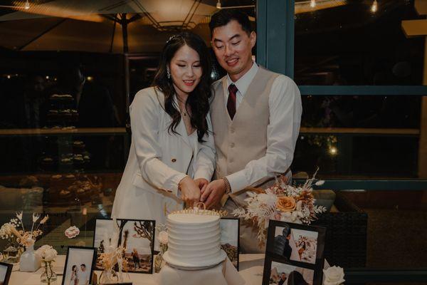 Our dessert table set-up was sooo beautiful! Photo by @derrickcabico