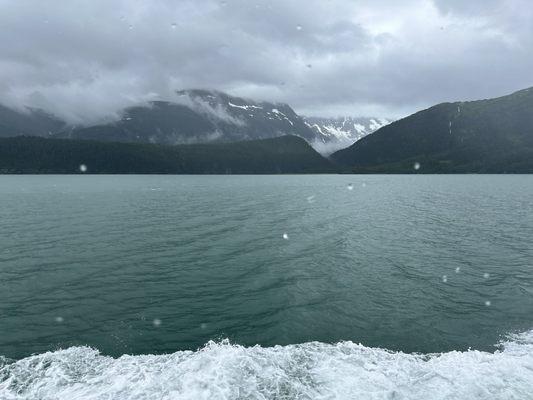 Glaciers were amazing even in the rain