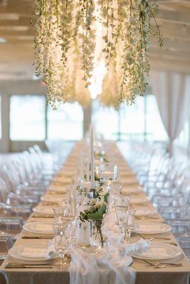 A lovely tablescape with neutral tones.