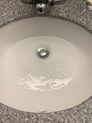 Clogged sink