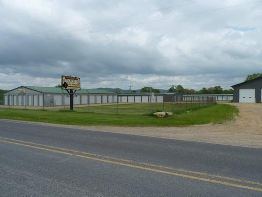 All our units are in a fenced-in yard.