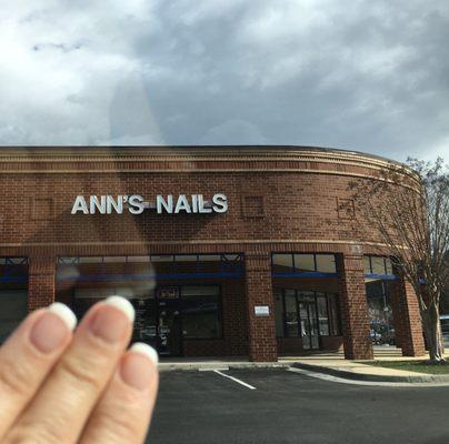 French tip gel nails