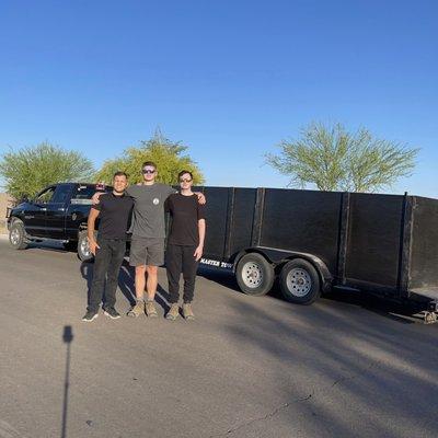 Family owned and locally operated Red Rock Junk Removal San Tan Valley serving Mesa, Queen Creek and San Tan Valley www.redrockjunk.com