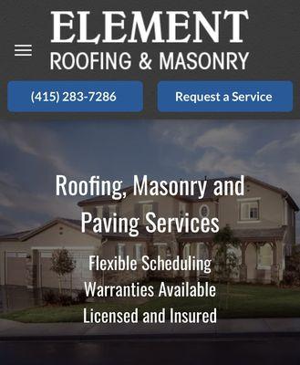 Element Roofing & Masonry