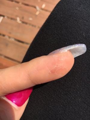 Super glue on my finger