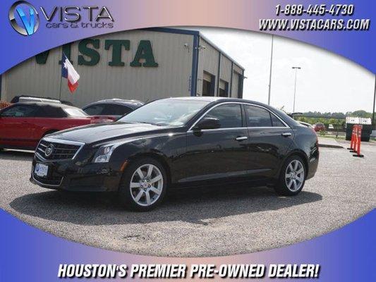 2015 Cadillac ATS, touch screen  radio(navigation,Bluetooth, rear back-up camera), AUX/USB capability, black interior,