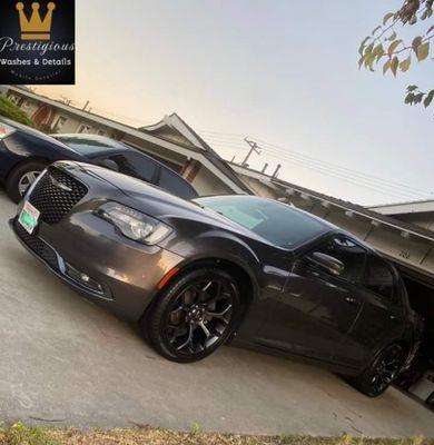 Beautiful Chrysler 300s received a Prestigious Wash.