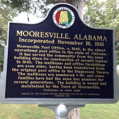 Historical marker.