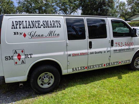 Mobile van to ensure a quality service.