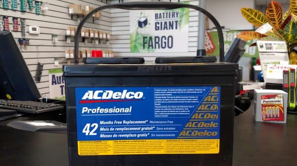 Full line of AC delco batteries