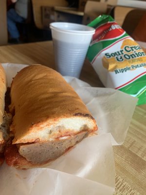 Best meatball grinder for miles.