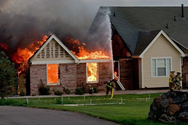 Fire damage restoration