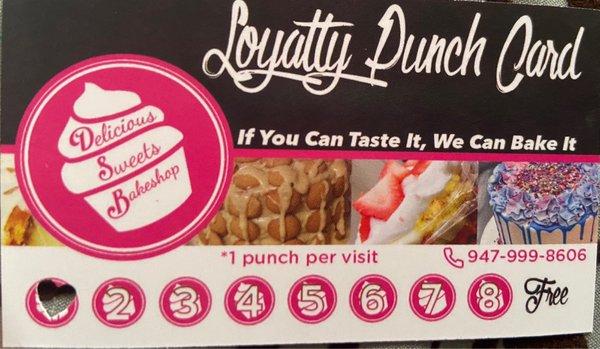 Loyalty punch card