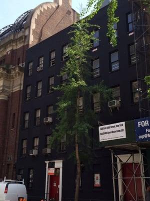 Black building...Very cool! My photo 5/25/16  School Since 1928!