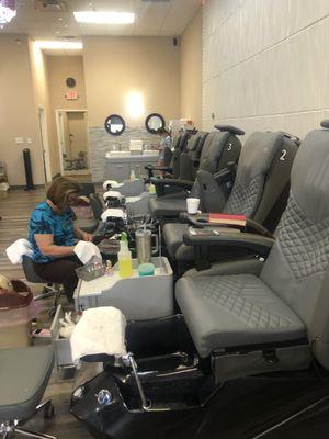 New Pedicure chairs