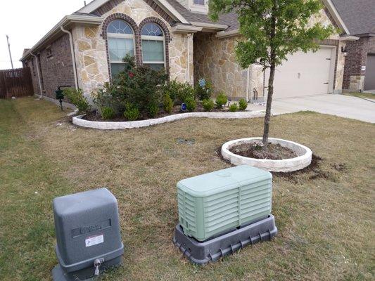 Full retaining wall installation