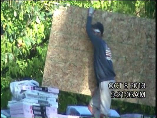 Injured worker was off work for three years for an alleged injury prior to this video being secured in a rural area.