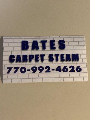 Bates Carpet Steam