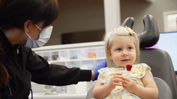 First dental visit at Dr. C KIDS Dentistry