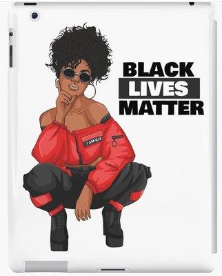 Women in Black Lives Matter IPad skin https://www.redbubble.com/i/ipad-case/Women-in-Black-Lives-Matter-by-hattiec1/49837524.MNKGF