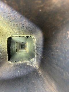 Repair damage flues with Firegaurd Ceramic resurfacing material.