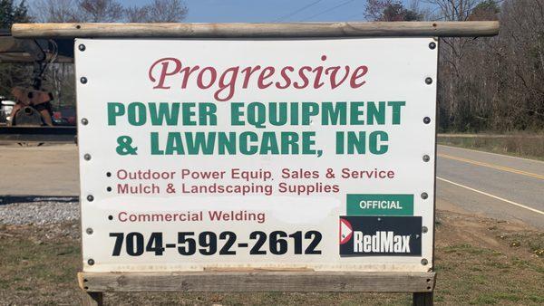 Progressive Power Equipment Sign Exterior