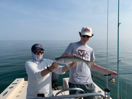 Nicer striper, typical size.