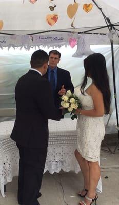 Wedding ceremony, Queens, NY