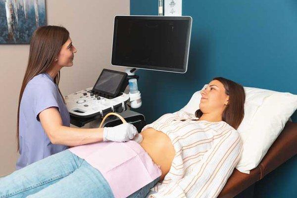 Pregnancy Ultrasound with our Registered Nurse Sonographer. A comfortable exam to help determine your pregnancy condition and your options.