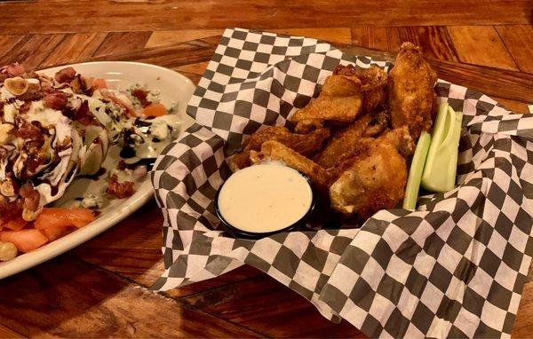 Cajun rub chicken wings