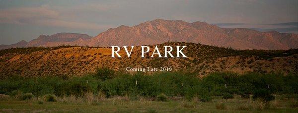 We have an RV park coming soon