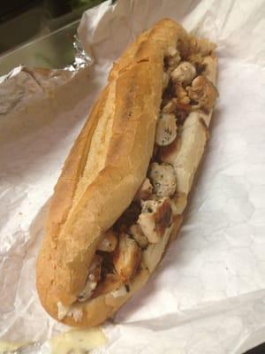 Chicken cheesesteak!