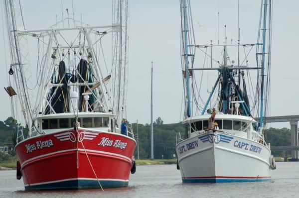 Our seafood is caught from our own boats, nothing imported.