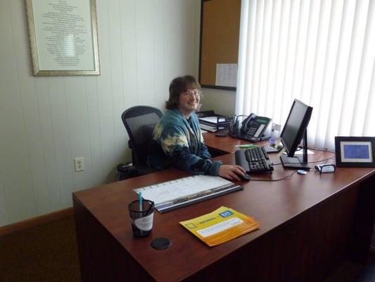 Angie is one of our Associate Agents.  She has her Property & Casualty and her Life & Health license.  Give her a call!