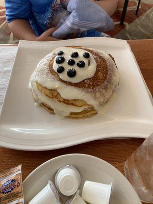 Kids blueberry pancakes