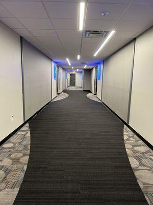 Hallway to the theaters