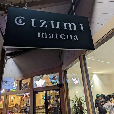 Izumi has milk tea, taiyaki and ice cream