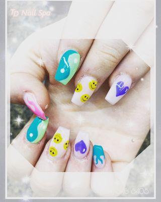 #ambition #nailartist #summer2021 #skilled #nails #nailofinstagram #stlouisnails#summer #summervibes