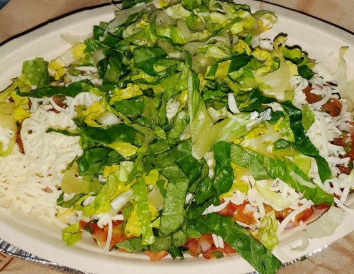 Steak bowl with lots of toppings!