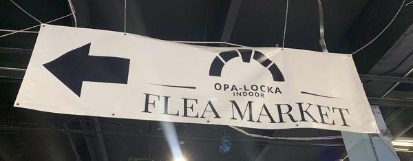 Opa-Locka Indoor Flea Market Sign