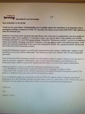 SLS letter