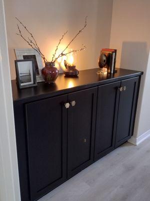 Wonderful dresser after painting.