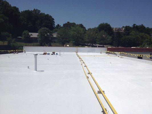 Roof coatings are a great way to restore an aging roof and help maximize the useful life of your roof.