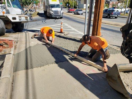 Sidewalk repair