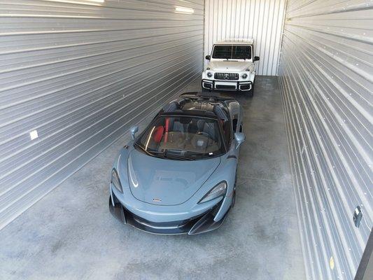 We offer secure storage for vehicles like cars, motorcycles, boats, and RVs both indoor and outdoor depending on facility location.