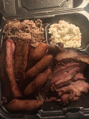 Brisket, ribs, bbq